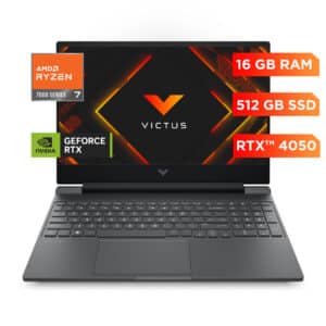 Portatil HP Victus 15-FB3021LA RYZEN 7-7445HS, 16GB, 512GB RTX4050 6GB, WIN11, Espanol